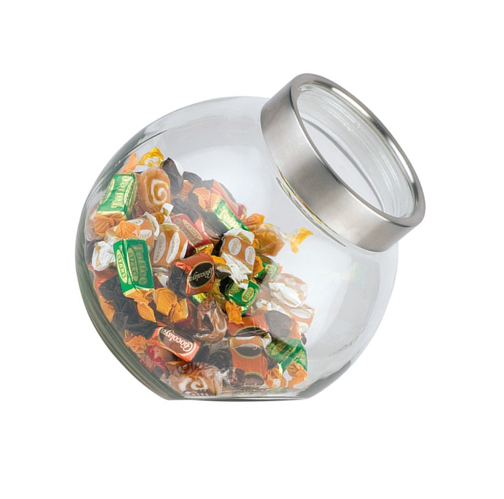 Glass jar with lid