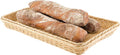 rectangle rattan basket