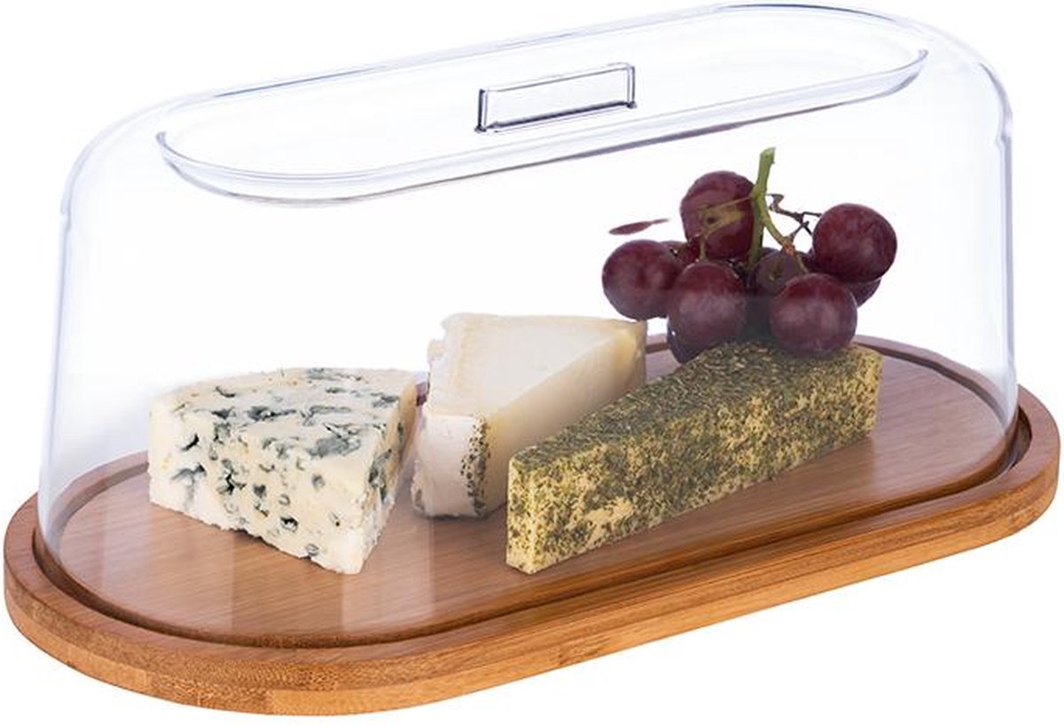 Rectangle wooden base with polycarbonate cover