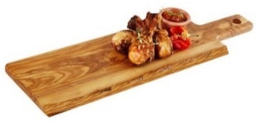 Serving board with handle