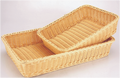 Rectangle rattan basket