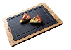 Rectangle natural slate With wooden frame