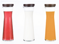 Wine / juice Carafe Glass  with wooden cover