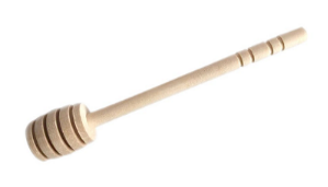 Wooden honey spoon