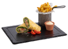 Rectangle natural slate trays